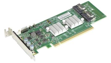 Supermicro AOC-SLG4-4E4T-O - M.2 - PCIe - Niedriges Profil - PCIe 4.0 - 68,8 mm - 167 mm von LumaTech