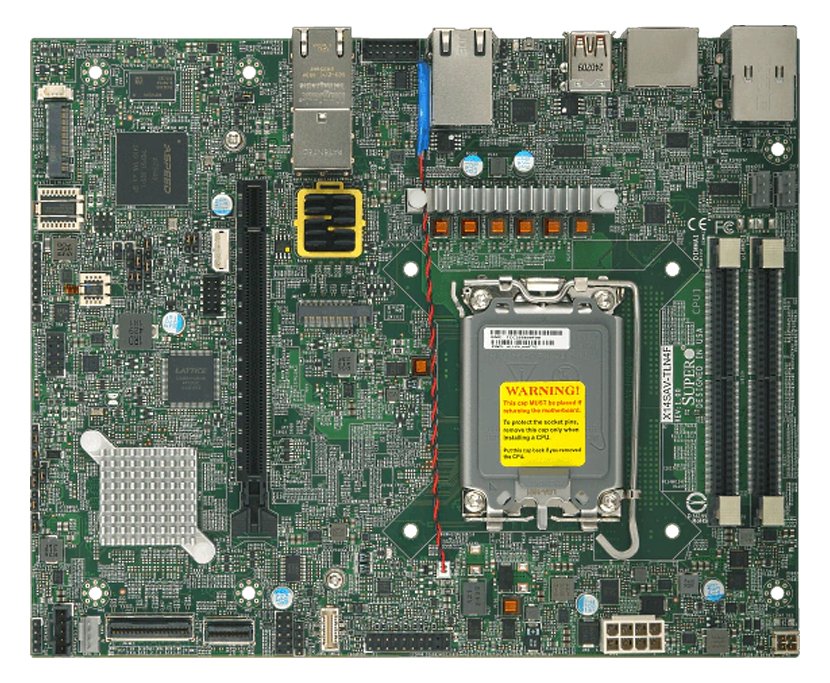 Supermicro Mainboard X14SAV-TLN4F Flex-ATX Sockel 1851 Single - Mainboard - Intel Sockel 1851 (Core Ultra 100&200)