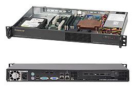 Supermicro SC510 203B - Rack-Montage 1U - micro ATX 200 Watt von LumaTech