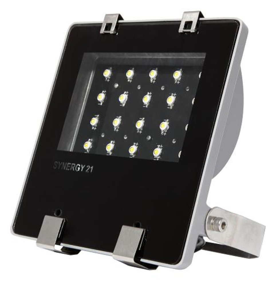Synergy 21 92017 20W LED A+ Schwarz - Edelstahl Flutlicht