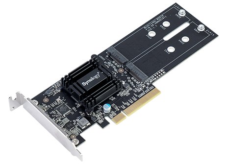 Synology M2D18 - Laufwerksschachtadapter - Erweiterungsschlitz auf 2 x M.2