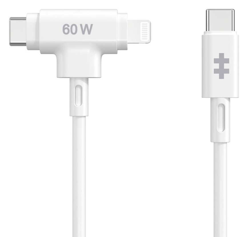 Targus HyperJuice - Lightning-Kabel - 24 pin USB-C männlich zu 24 pin USB-C, Lightning männlich