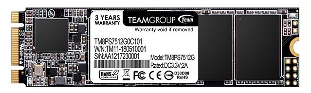 Team Group MS30 - SSD - 512 GB - intern - M.2 2280
