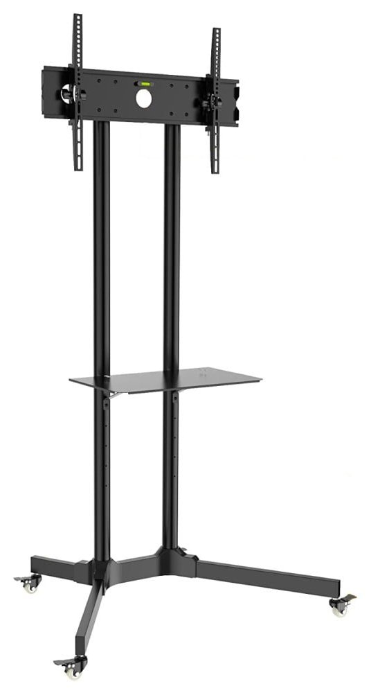 Techly Aufstellung - für Flachbildschirm - Schwarz - Bildschirmgröße: 76.2-165.1 cm (30-65)