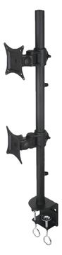 Techly Befestigungskit für 2 Monitore - Schwarz - Bildschirmgröße: 33-68.6 cm (13-27) von LumaTech