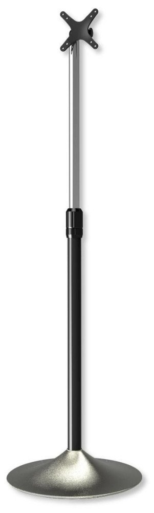 Techly Column Circular - Aufstellung - für LCD-Display - Silber - Bildschirmgröße: 33-68.6 cm (13-27)