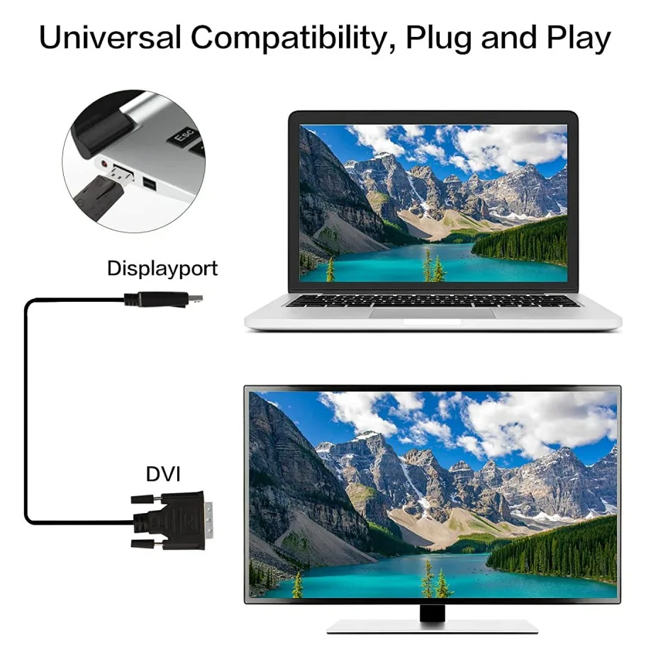 Techly DisplayPort-Kabel - DisplayPort (M), Ansicht 6