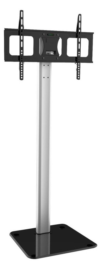 Techly Floor Support - Aufstellung für LCD-Display - Aluminium - Schwarz, Silber - Bildschirmgröße: 81.3-177.8 cm