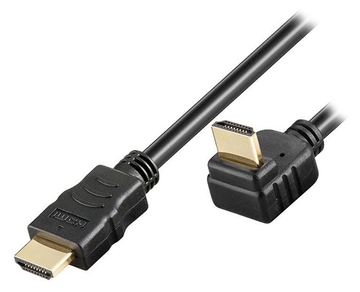 Techly HDMI mit Ethernetkabel - HDMI (M) gewinkelt bis HDMI (M) von LumaTech