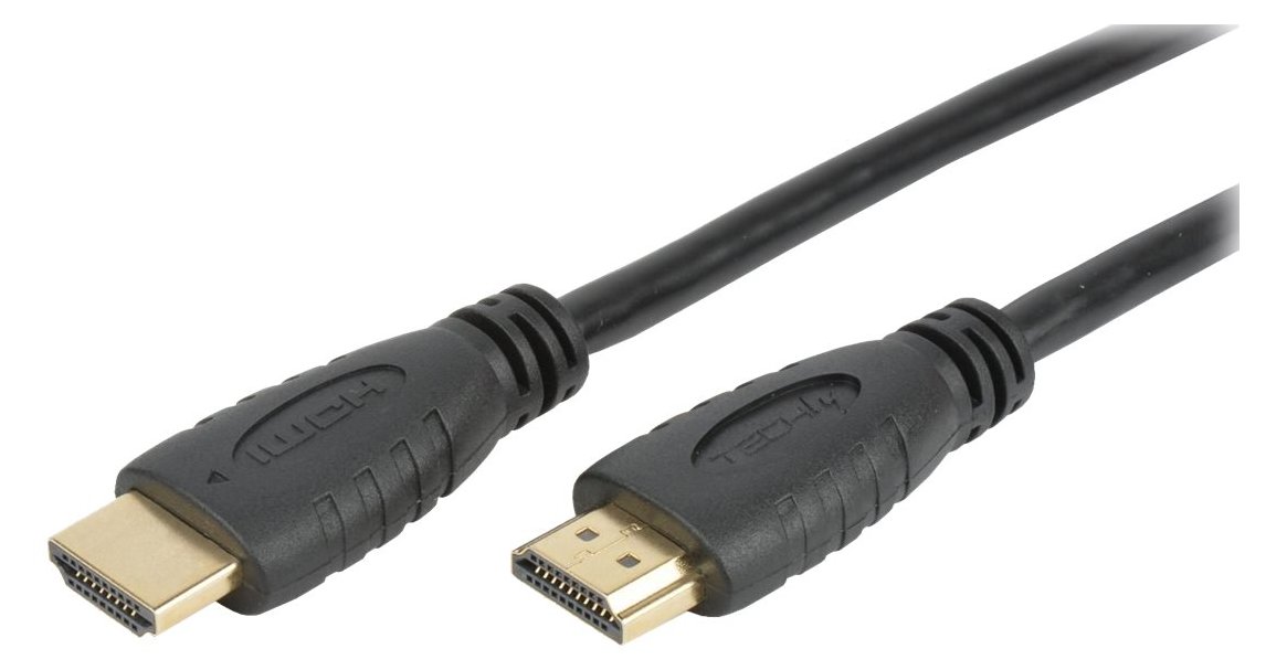 Techly HDMI-Kabel mit Ethernet - HDMI männlich zu HDMI männlich