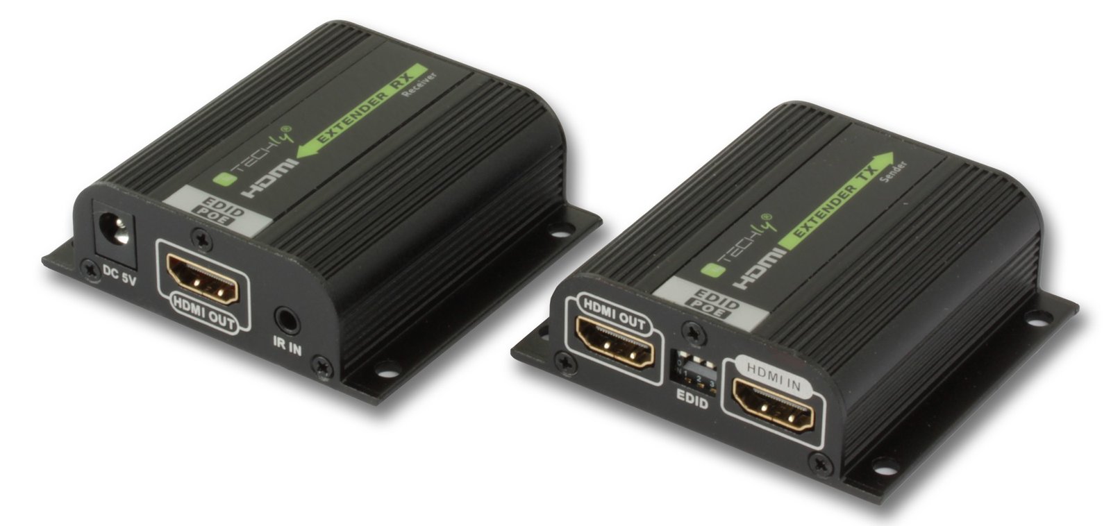 Techly IDATA EXT-E70POED - Sender und Empfänger
