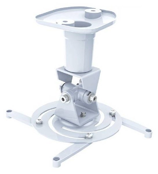 Techly Klammer für Projektor - Aluminium - weiß