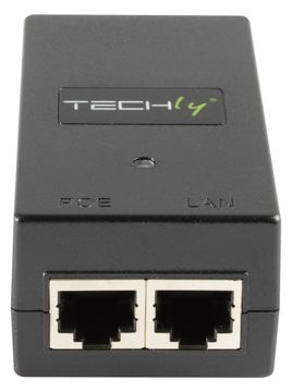 Techly Power Injector - 15 Watt - Ausgangsanschlüsse: 1 von LumaTech
