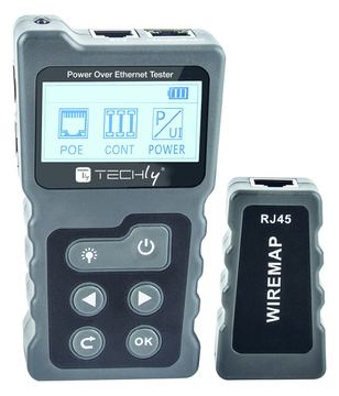 Techly Professioneller PoE RJ45 Tester - Kabel - Netzwerk von LumaTech