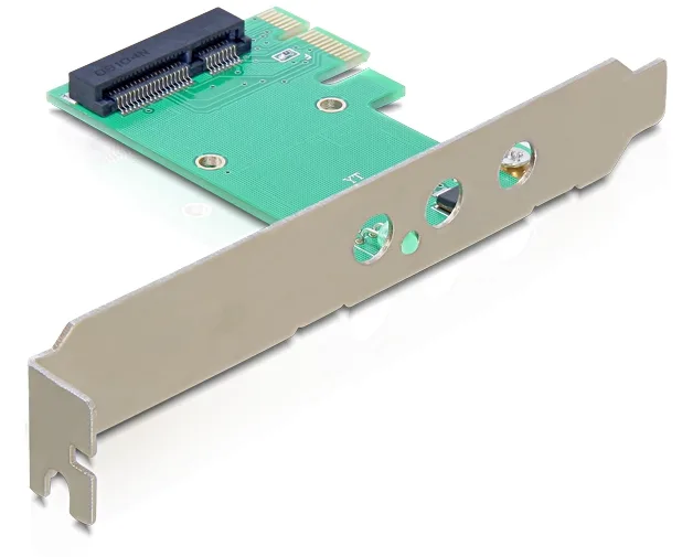 Delock Mini PCI Express > PCI Express x1 + 3 RP-SMA Ports, Ansicht 2