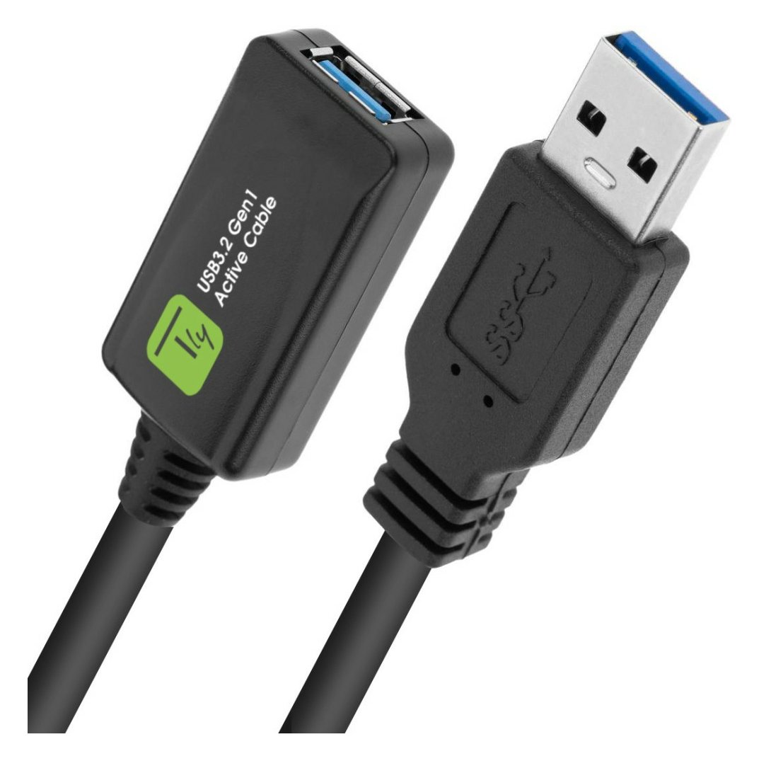 Techly Verlängerungskabel USB3.2 SuperSpeed+ 5m - Digital/Daten - Verlängerungskabel