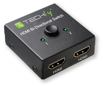 Techly Video/Audio-Schalter - 2 x HDMI - Desktop von LumaTech