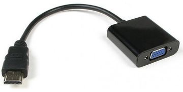 Techly Videokonverter - HDMI - VGA - Schwarz von LumaTech