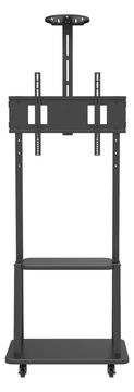 Techly Wagen - für LCD / AV-System / Kamera - Schwarz - Bildschirmgröße: 81.3-177.8 cm (32-70) von LumaTech