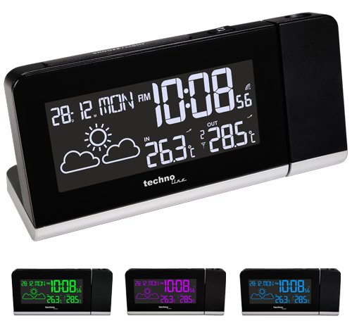 Technoline Techno Line WT 539 - Wetterstation - Schwarz