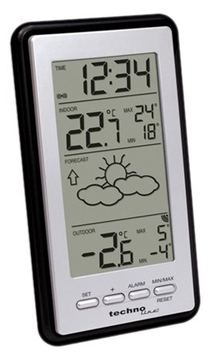 technoTrade Techno Line WS 9130-IT - Wetterstation - Schwarz von LumaTech