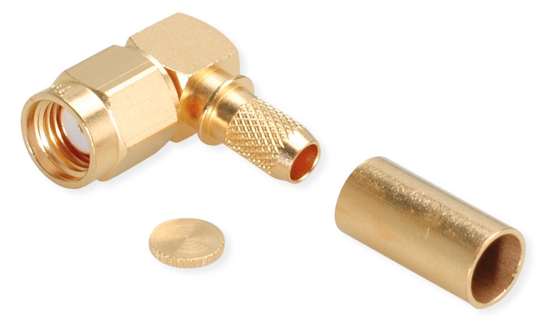 Telegärtner Karl Gärtner r-SMA-Winkelstecker G1 RG-58C/U loet/c 100024656 von LumaTech