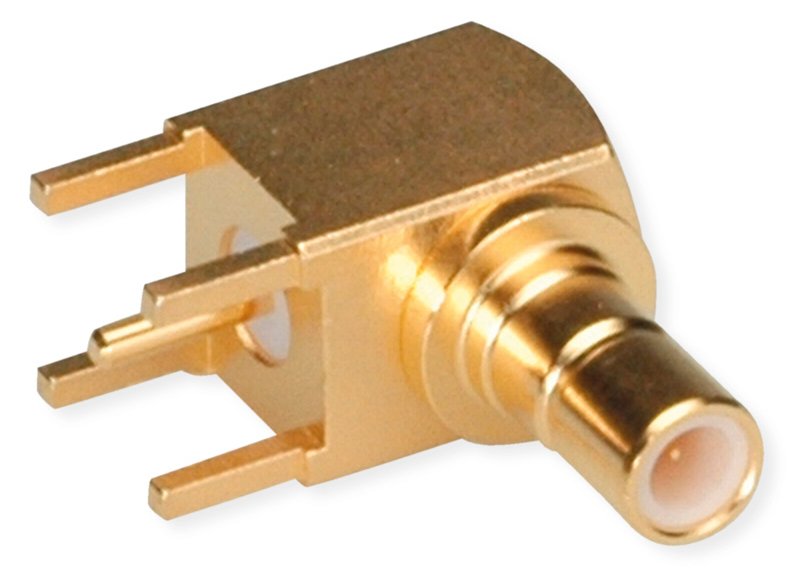 Telegärtner Karl Gärtner SMB-Winkelstecker print vergoldet alt J01160A0591