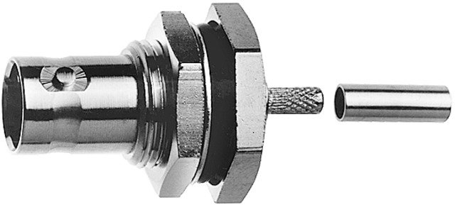 Telegärtner Karl Gärtner Telegärtner J01001C0028 - BNC - Chrom - Weiblich - Gerade - 50 Ohm - 34,8 mm von LumaTech