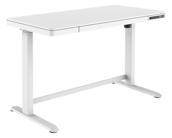 DIGITUS Elektrisch höhenverstellbarer Schreibtisch mit USB-Ladestation und Schublade, Ansicht 2