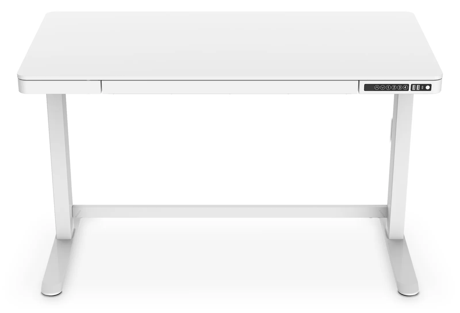DIGITUS Elektrisch höhenverstellbarer Schreibtisch mit USB-Ladestation und Schublade, Ansicht 4