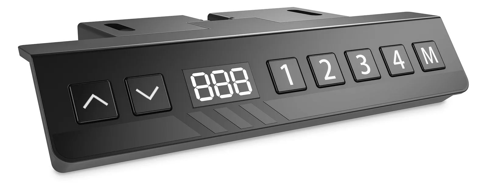 DIGITUS Elektrisch höhenverstellbares Tischgestell, 90° L-Form, Triple-Motor, 2-Stufen, Weiß, Ansicht 4