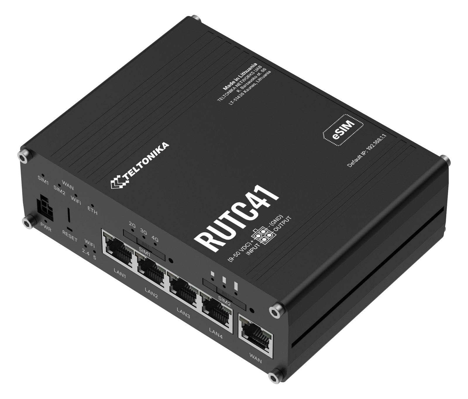 Teltonika · Router· RUTC41· 4G Edge - Router - 1 Gbps