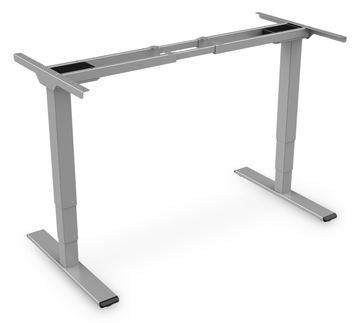 DIGITUS Elektrisch höhenverstellbares Tischgestell, Dual-Motor, 3-Stufen, Grau von LumaTech