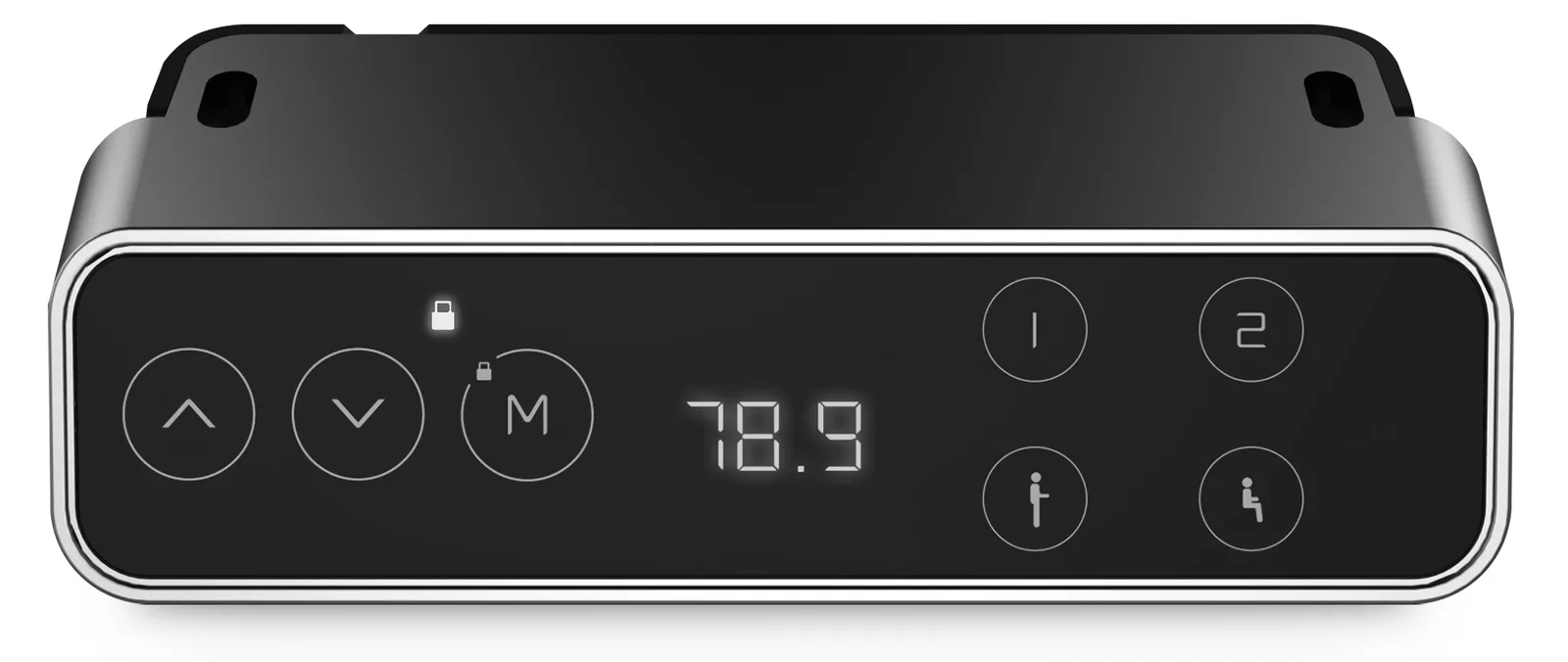 DIGITUS Elektrisch höhenverstellbares Tischgestell, Dual-Motor, 3-Stufen, Grau, Ansicht 3