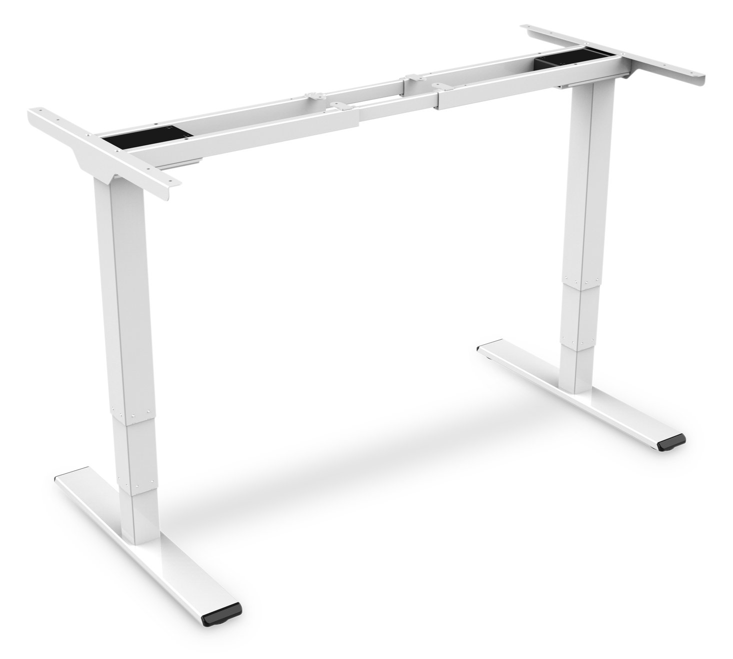 DIGITUS Elektrisch höhenverstellbares Tischgestell, Dual-Motor, 3-Stufen, Weiß
