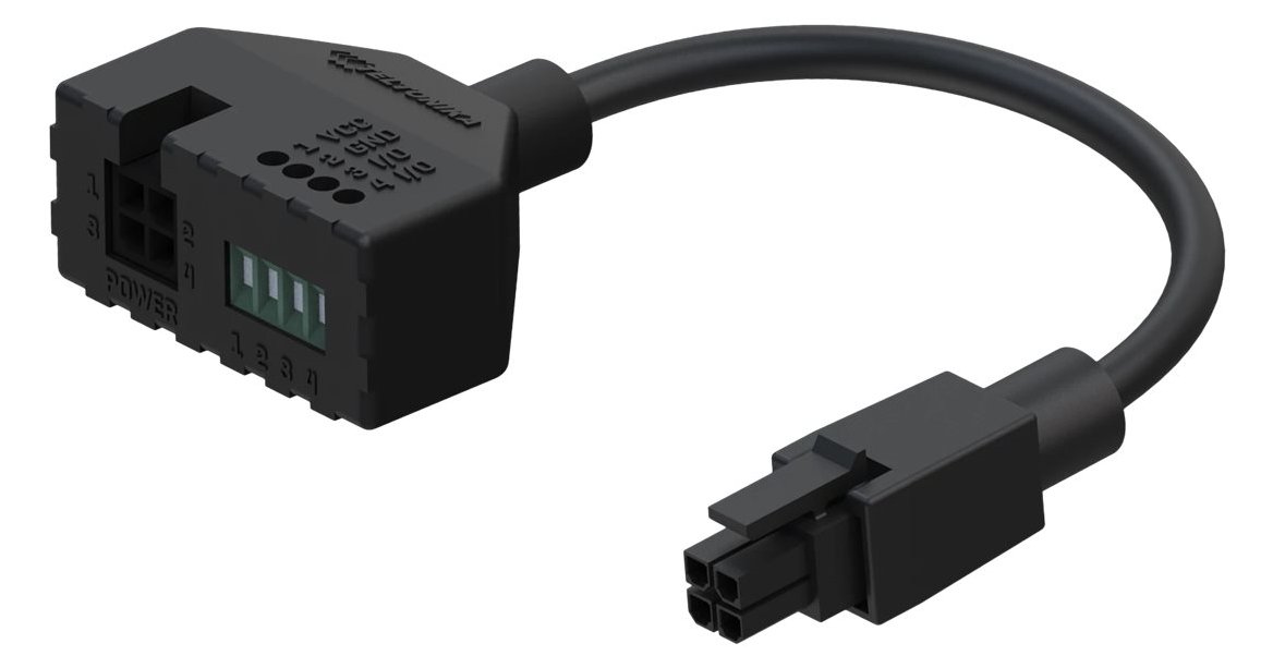 Teltonika Netzteil - 4-poliger Anschlussblock, 4-poliger Steckverbinder (3 mm Rastermaß)