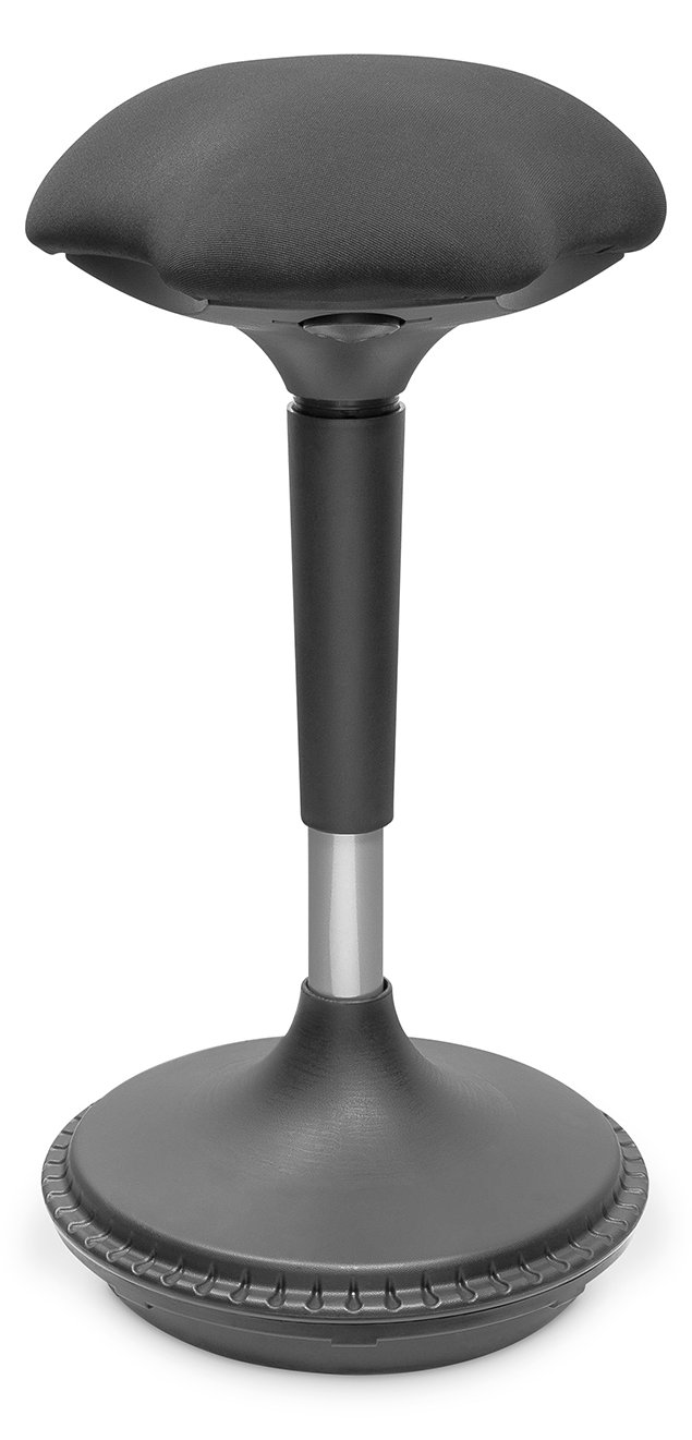 DIGITUS Ergonomischer Hocker / Stehhilfe, höhenverstellbar mit Gasdruckfeder