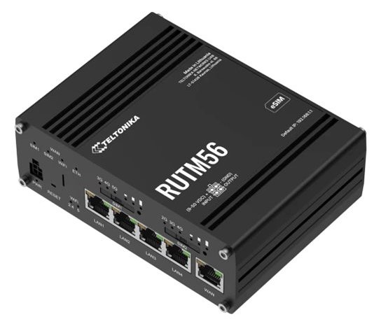 Teltonika RUTM56 - Wireless Router - Netz - WWAN 4-Port-Switch
