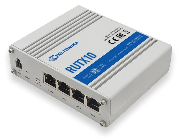 Teltonika RUTX10 - Wireless Router - 4-Port-Switch