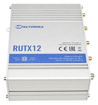 Teltonika RUTX12 - Wireless Router - WWAN 4-Port-Switch von LumaTech