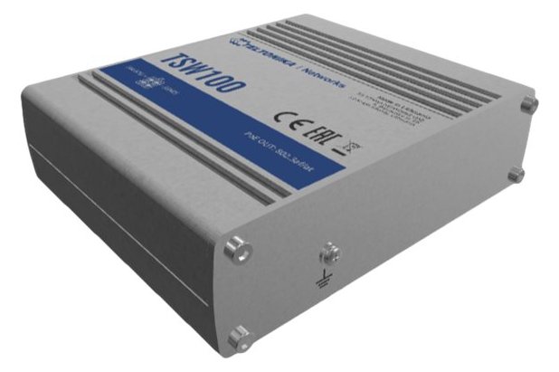 Teltonika TSW100 - Switch - unmanaged - 5 x 10/100/1000 (1 PoE)