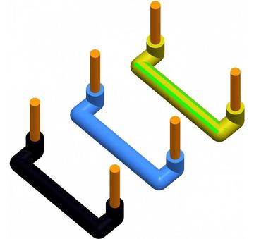 TEM Serie Modul Sets LINK WIRE SET3x1.5mm2 1M 3x10 von LumaTech