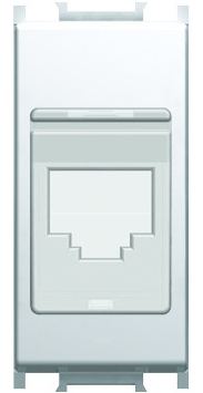 TEM Serie Modul Steckdosen Keystone ADAPTER KS mit Staubschutz von LumaTech