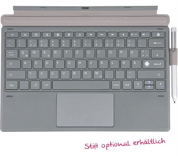 TERRA TYPE COVER PAD 1200 - Tastatur - Touchpad - TL: Deutsch, QWERTZ