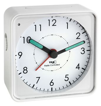 TFA 60.1510 - Quarzwecker - Weiß - Kunststoff - Junge/Mädchen - Analog - Akku von LumaTech