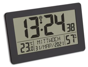 TFA 60.2557.01 - Digitaler Wecker - Rechteck - Schwarz - Kunststoff - -10 - 50 °C - °C von LumaTech