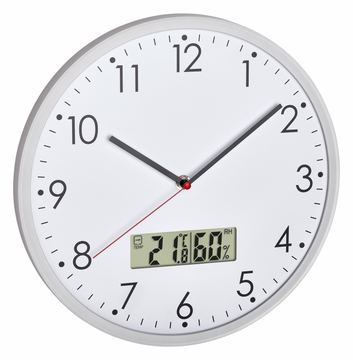 TFA 60.3048.02 - Wand - Digitale Uhr - Rund - Weiß - Kunststoff - Glas von LumaTech