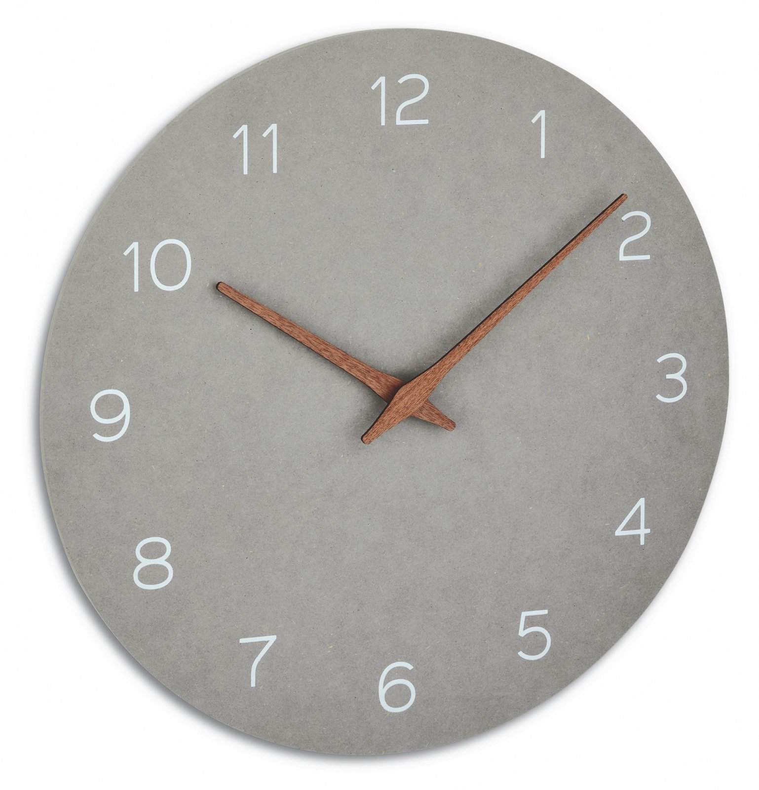 TFA 60.3054 - Wand - Quarzuhr - Kreis - Grau - Kunststoff - Erwachsene