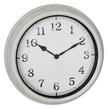 TFA 60.3067.02 - Wand - Quartz clock - Rund - Weiß - Metall - Glas von LumaTech