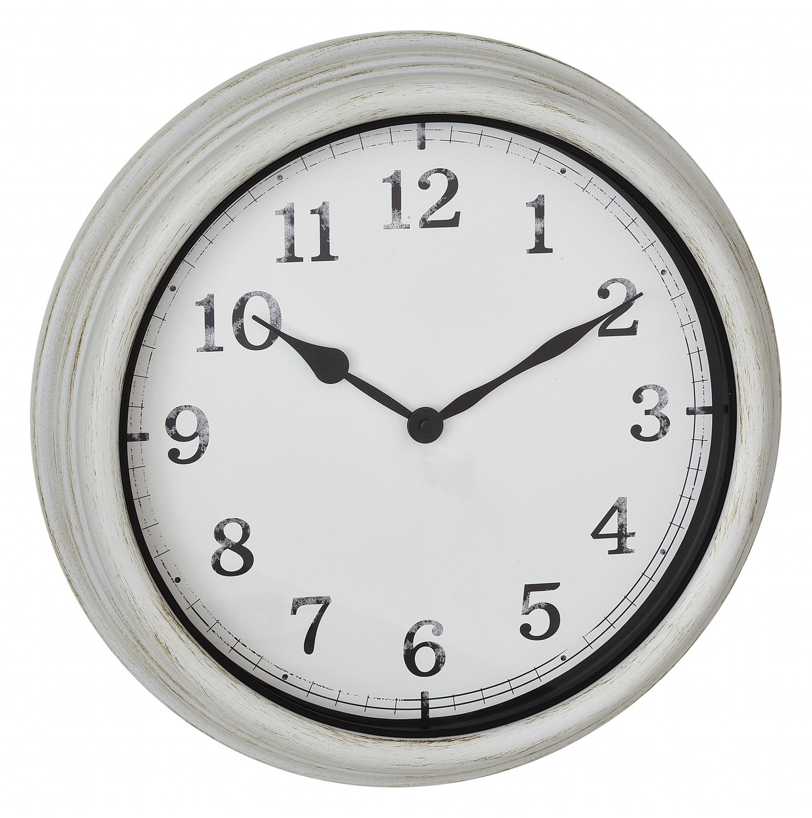 TFA 60.3067.02 - Wand - Quartz clock - Rund - Weiß - Metall - Glas